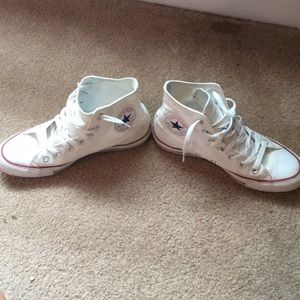 White converse all stars